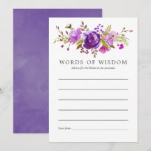 Paars en Violet Waterverf Vrijgezellenfeest Advice