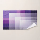 Paars en wit bad handdoek (Handdoek)