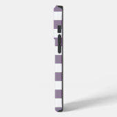 Paars en wit buffelplaid Case-Mate iPhone case (Achterkant / Links)
