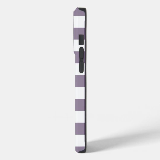 Paars en wit buffelplaid Case-Mate iPhone case (Achterkant / Links)