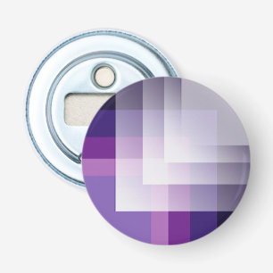 Paars en wit button flesopener