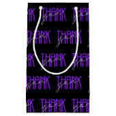 paars en wit dank u klein cadeauzakje (Voorkant)