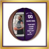 Paars en wit gepersonaliseerd Mini Basketball Basketbal
