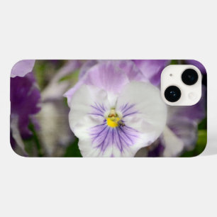 Paars en wit geweld door Shirley Taylor Case-Mate iPhone 14 Hoesje