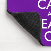 Paars en wit kalm houden en aantrekken muismat (Hoek)