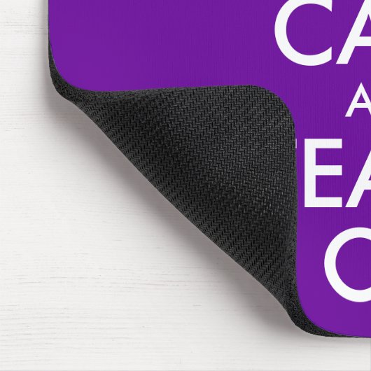 Paars en wit kalm houden en aantrekken muismat (Hoek)