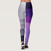 Paars en wit leggings (Achterkant)