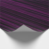 Paars en wit lichtdigitaal behang cadeaupapier (Hoek)