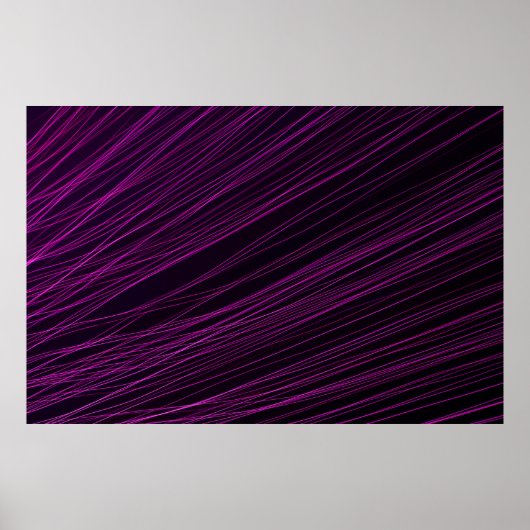 Paars en wit lichtdigitaal behang poster (Voorkant)