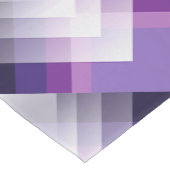 Paars en wit medium tafelloper (Hoek)