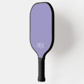 Paars en Wit | Modern Monogram Pickleball Paddle (Links)