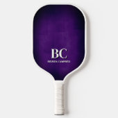 Paars en wit monogram pickleball-paddle pickleball paddle (Voorkant)