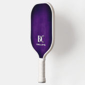 Paars en wit monogram pickleball-paddle pickleball paddle (Links)