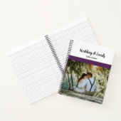 Paars en wit notitieboek (Binnen)