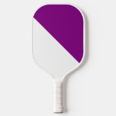 Paars en wit pickleball paddle (Voorkant)