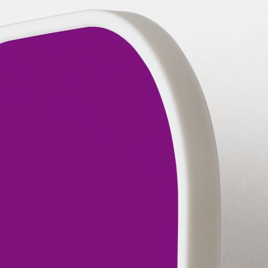 Paars en wit pickleball paddle (Links Detail)