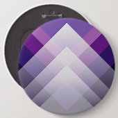 Paars en wit ronde button 6,0 cm (Voorkant /achterkant)