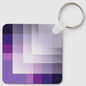 Paars en wit sleutelhanger (Achterkant)