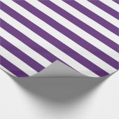 Paars en wit stroperpapier cadeaupapier (Hoek)