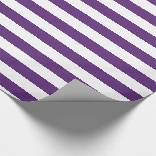 Paars en wit stroperpapier cadeaupapier (Hoek)