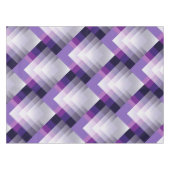 Paars en wit tafelkleed (Voorkant (Horizontaal))