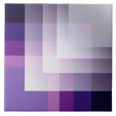 Paars en wit tegeltje (Voorkant)