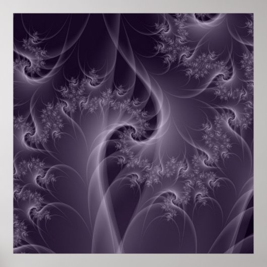 Paars en wit Twist Poster (Voorkant)