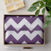 Paars en wit zigzag papier (Geschenk)