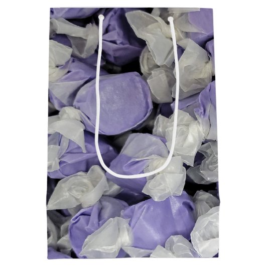 Paars en wit zout water medium cadeauzakje (Achterkant)