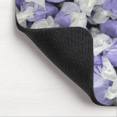 Paars en wit zout water muismat (Hoek)