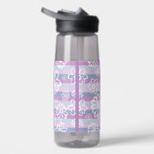 Paars en witte flacon Camelbak Waterfles (Rechts)
