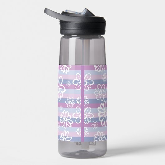 Paars en witte flacon Camelbak Waterfles (Rechts)