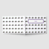 Paars en Witte Iris-gastenboek Gastenboek (Volledig)