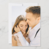 Paars en witte orchidee Waterverf Kaart (Achterkant)