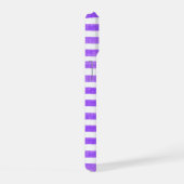 Paars en witte streep iPhone 15 case (Rechterkant)