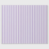 Paars en witte strepen van lavender cadeaupapier (Vlak)