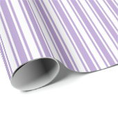 Paars en witte strepen van lavender cadeaupapier (Rol Hoek)