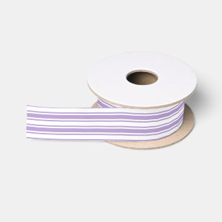 Paars en witte strepen van lavender satijnen lint