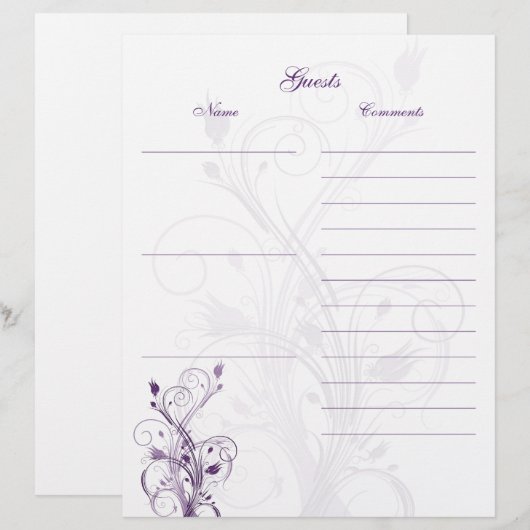 Paars- en witteboordenboek (Voorkant / Achterkant)