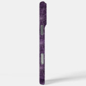 Paars en Zilver Spinneweb Gotisch Patroon Case-Mate iPhone Case (Achterkant / Rechts)
