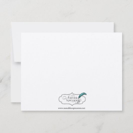 Paars en zilver Verloving van het Monogram van de Kaart (Achterkant)