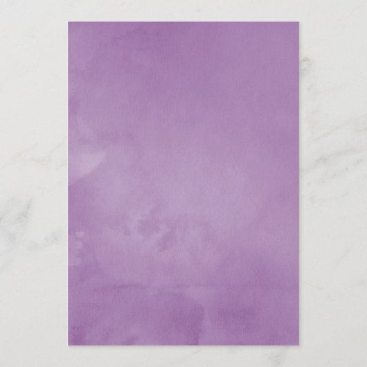 Paars en zilver Vrijgezellenfeest Advieskaart (Achterkant)