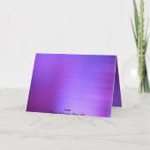 Paars en zwart kaart (Achterkant)