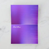 Paars en zwart kaart (Binnen)