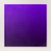 Paars en zwart | Moderne kleurengradiënt Ombre Legpuzzel (Verticaal)