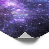 Paars en zwart poster (Hoek)