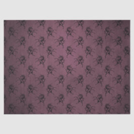 Paars en zwart Unicorn-papier Tissuepapier