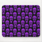 Paars en zwart Zombie Apocalypse Pattern Muismat (Voorkant)