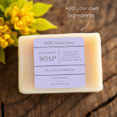 Paars | Etiketten van zeepingrediënten