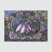 Paars Fairy Roos Garden Gardeners Rozen Tissuepapier (Voorkant)